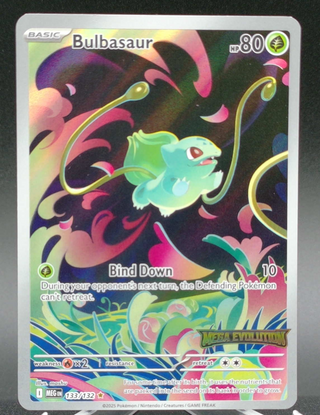 Bulbasaur (Mega Evolution Stamped) #133 — Copy #1 (NM) front