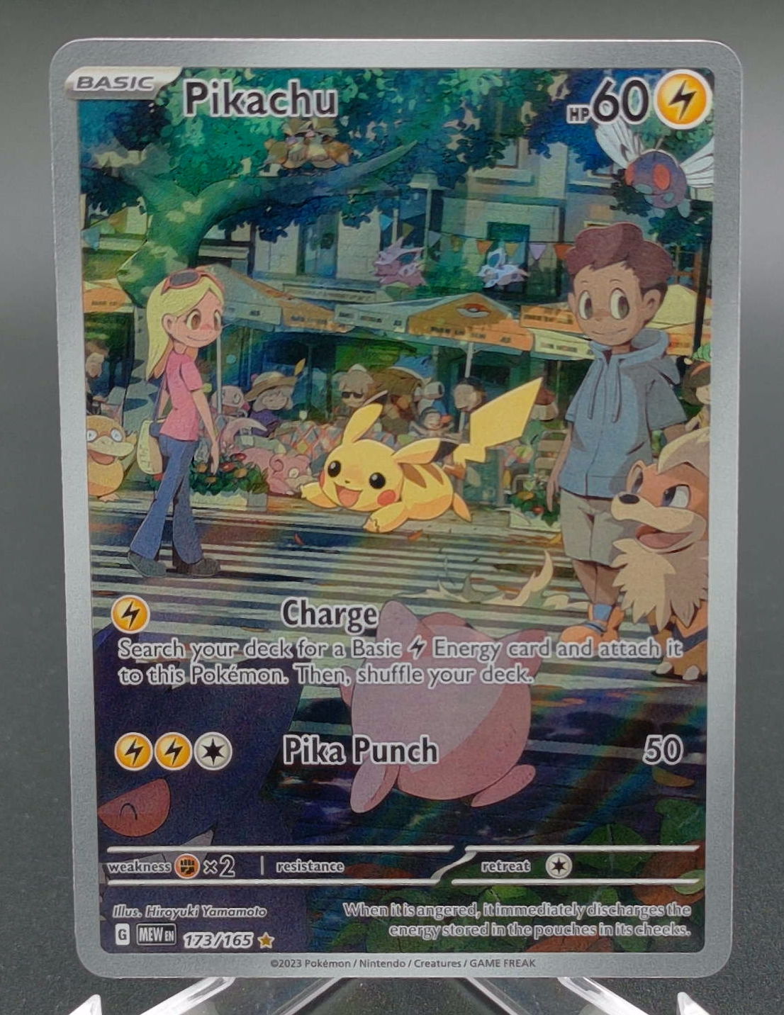 Pikachu #173 — front