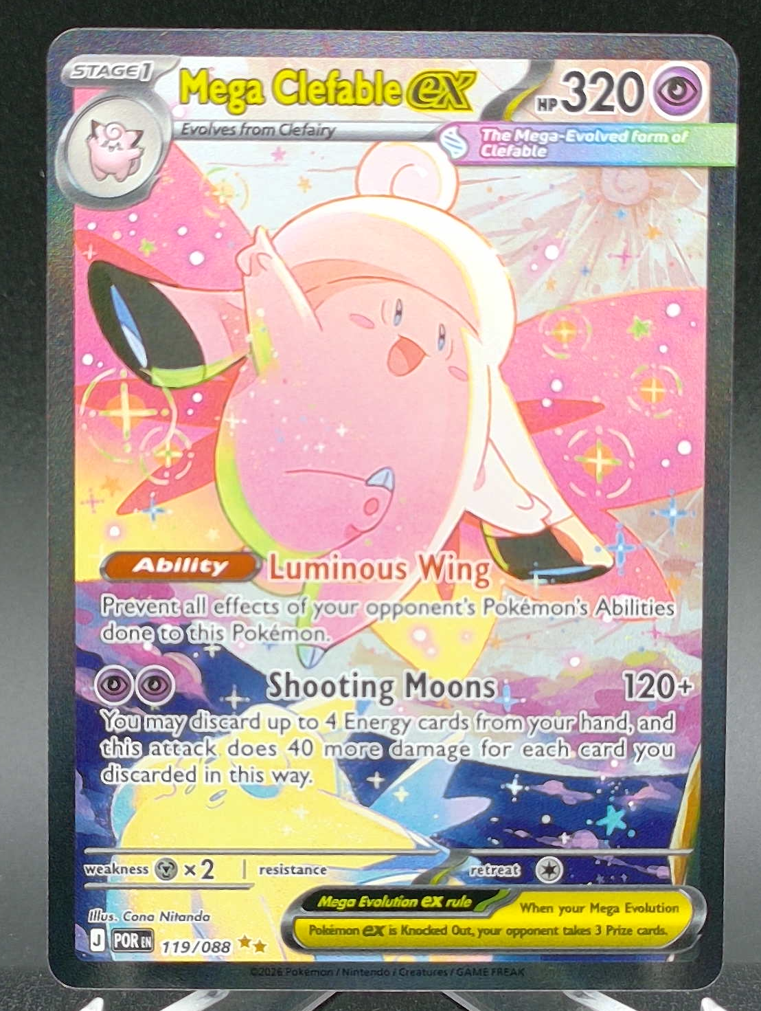 Mega Clefable ex #119 — front