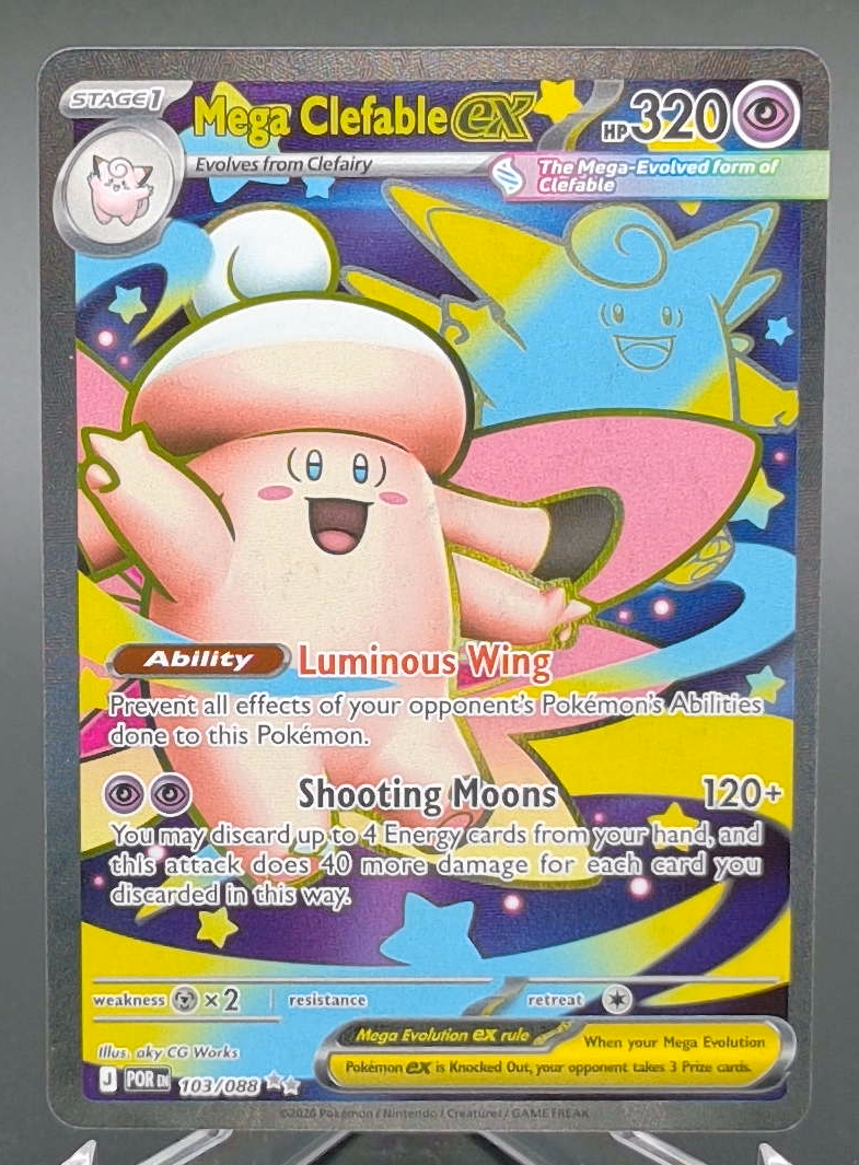 Mega Clefable ex #103 - Front