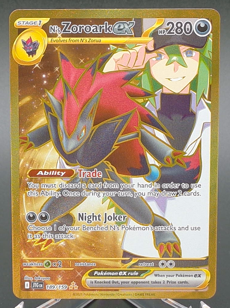 N's Zoroark ex #189 - Front