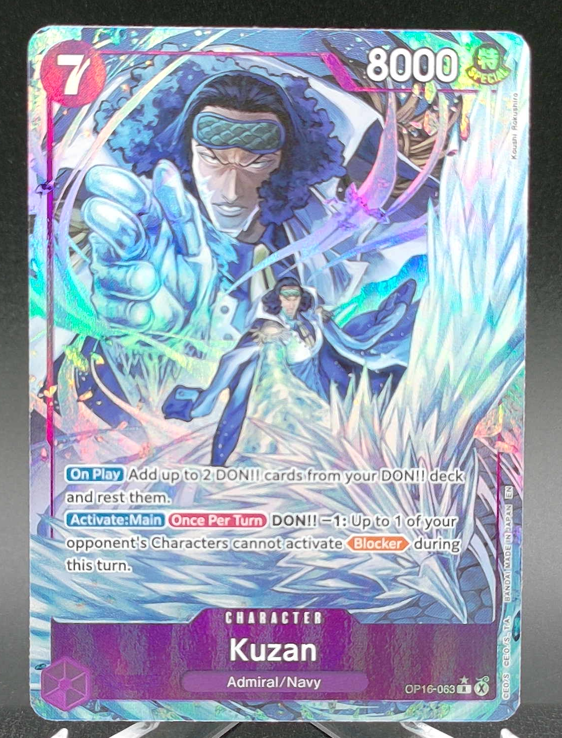 Kuzan #OP16-063 (Parallel) — front