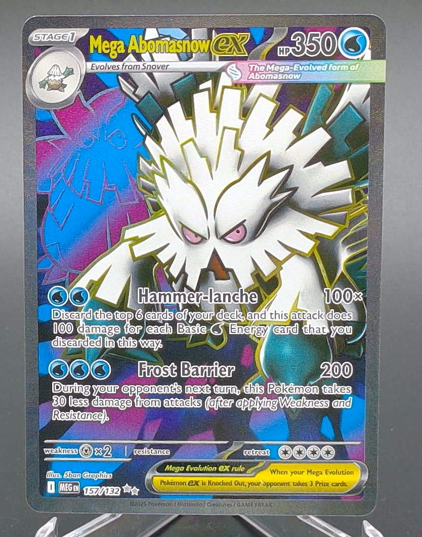 Mega Abomasnow ex #157 - Front