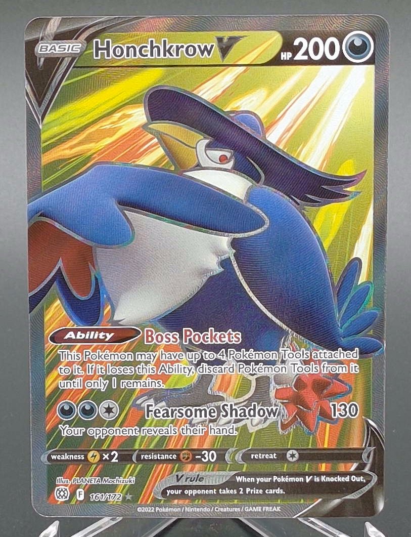 Honchkrow V (Full Art) #161 - Front