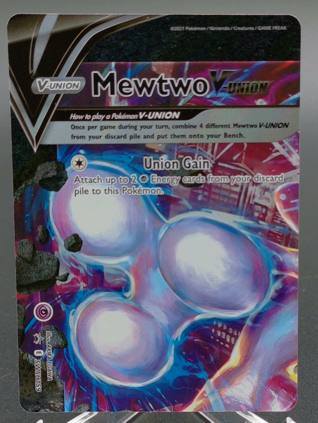Mewtwo V-UNION #SWSH159 — front