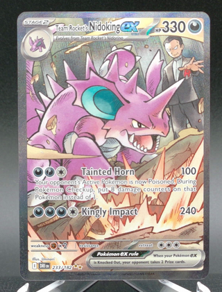 Team Rocket's Nidoking ex #233 — Copy #1 (NM) front