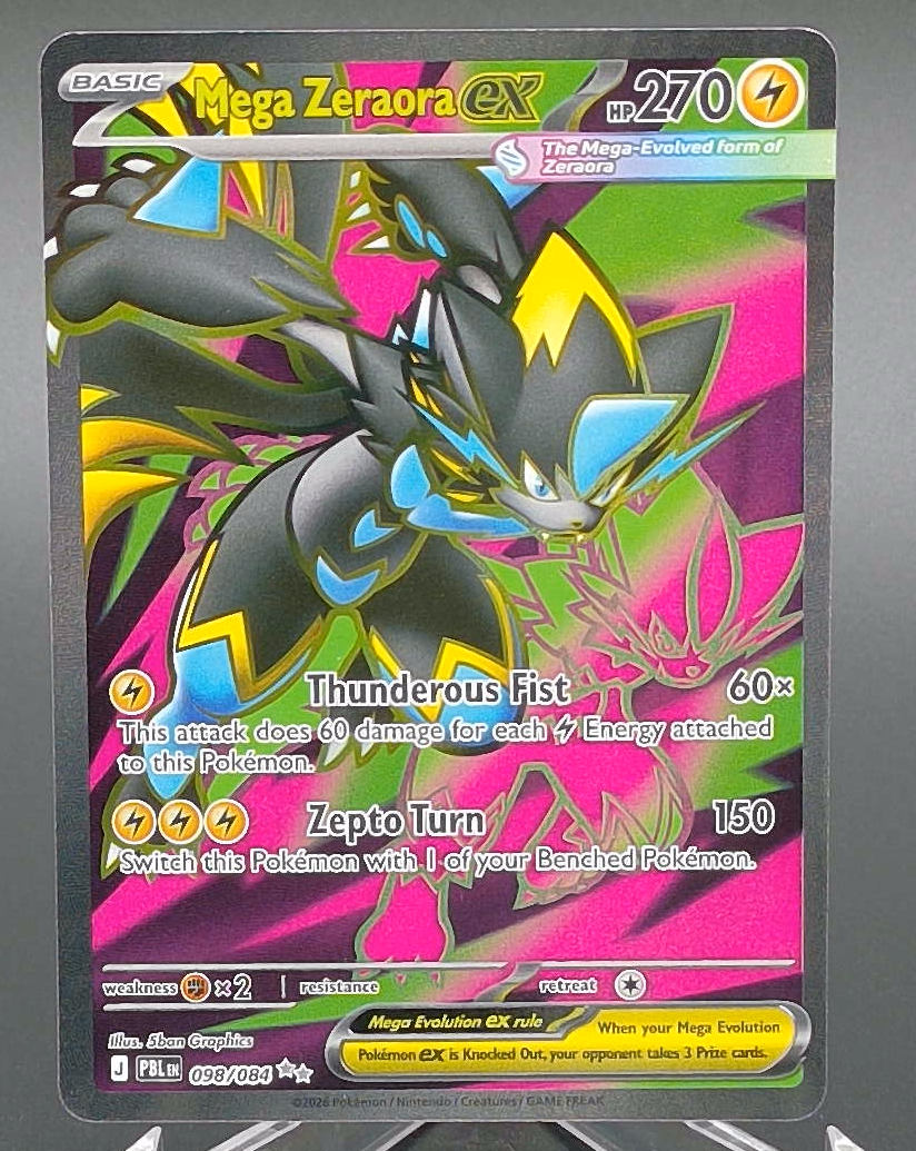 Mega Zeraora ex #098 — front
