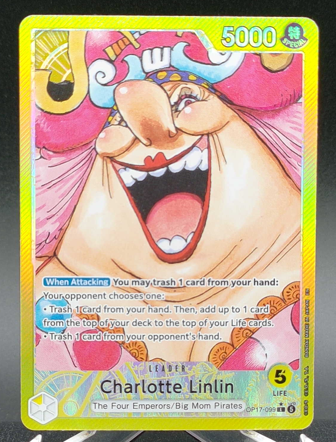Charlotte Linlin (Alternate Art) #OP17-099 (Parallel) — front