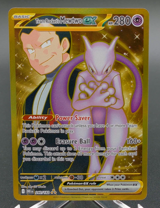 Team Rocket's Mewtwo ex #240 — Copy #2 (NM) front