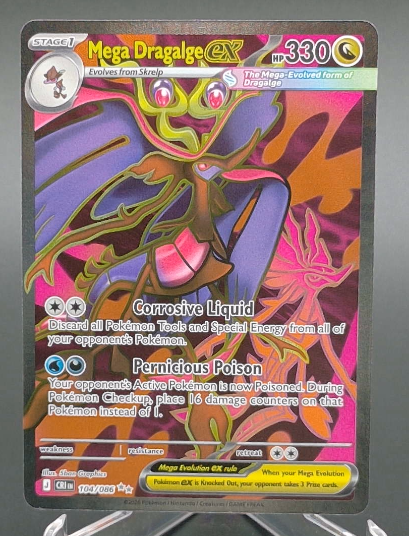 Mega Dragalge ex #104 — front