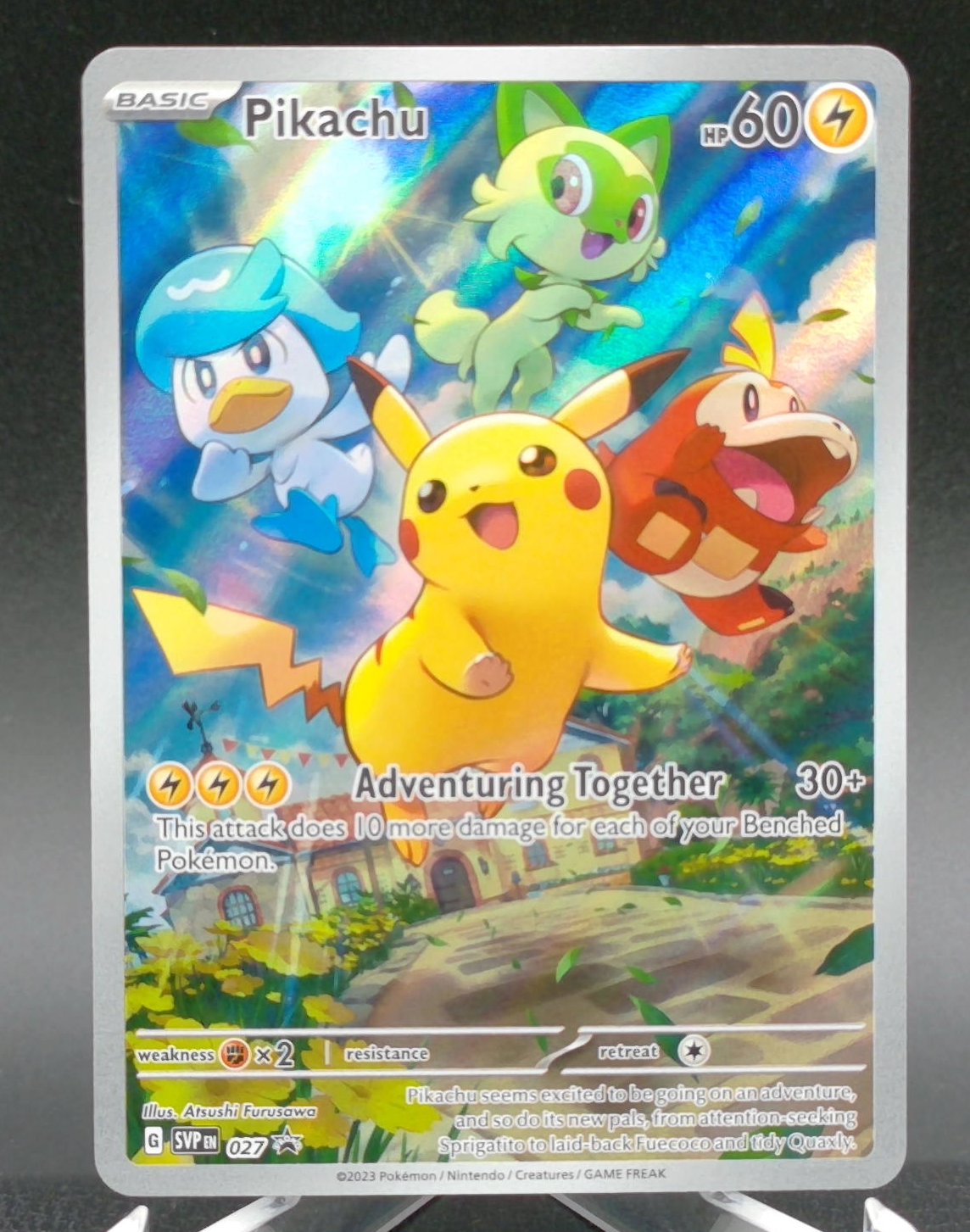 Pikachu #027 — front