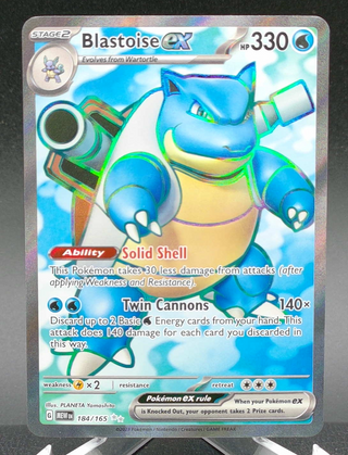 Blastoise ex #184 — Copy #2 (NM) front