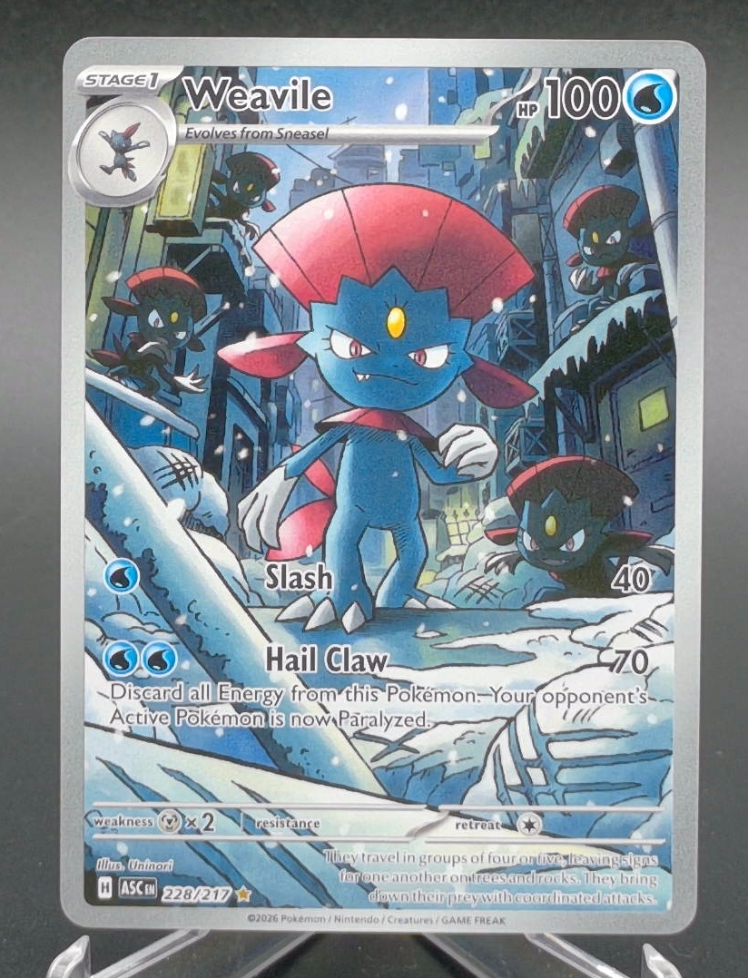 Weavile #228 — front