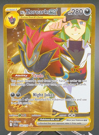 N's Zoroark ex #189 — front