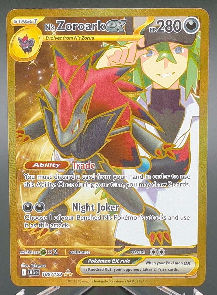 N's Zoroark ex #189 — front