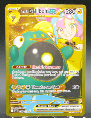 Iono's Bellibolt ex #188 — Copy #2 (NM) front