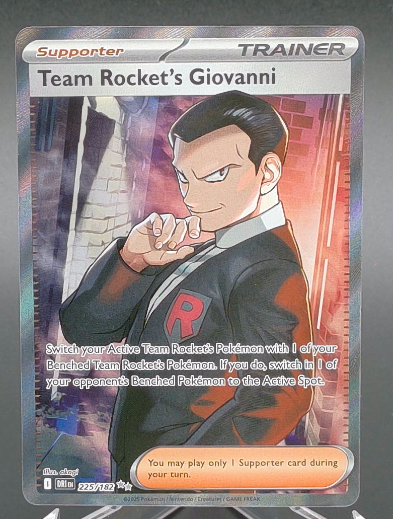 Team Rocket's Giovanni #225 — front