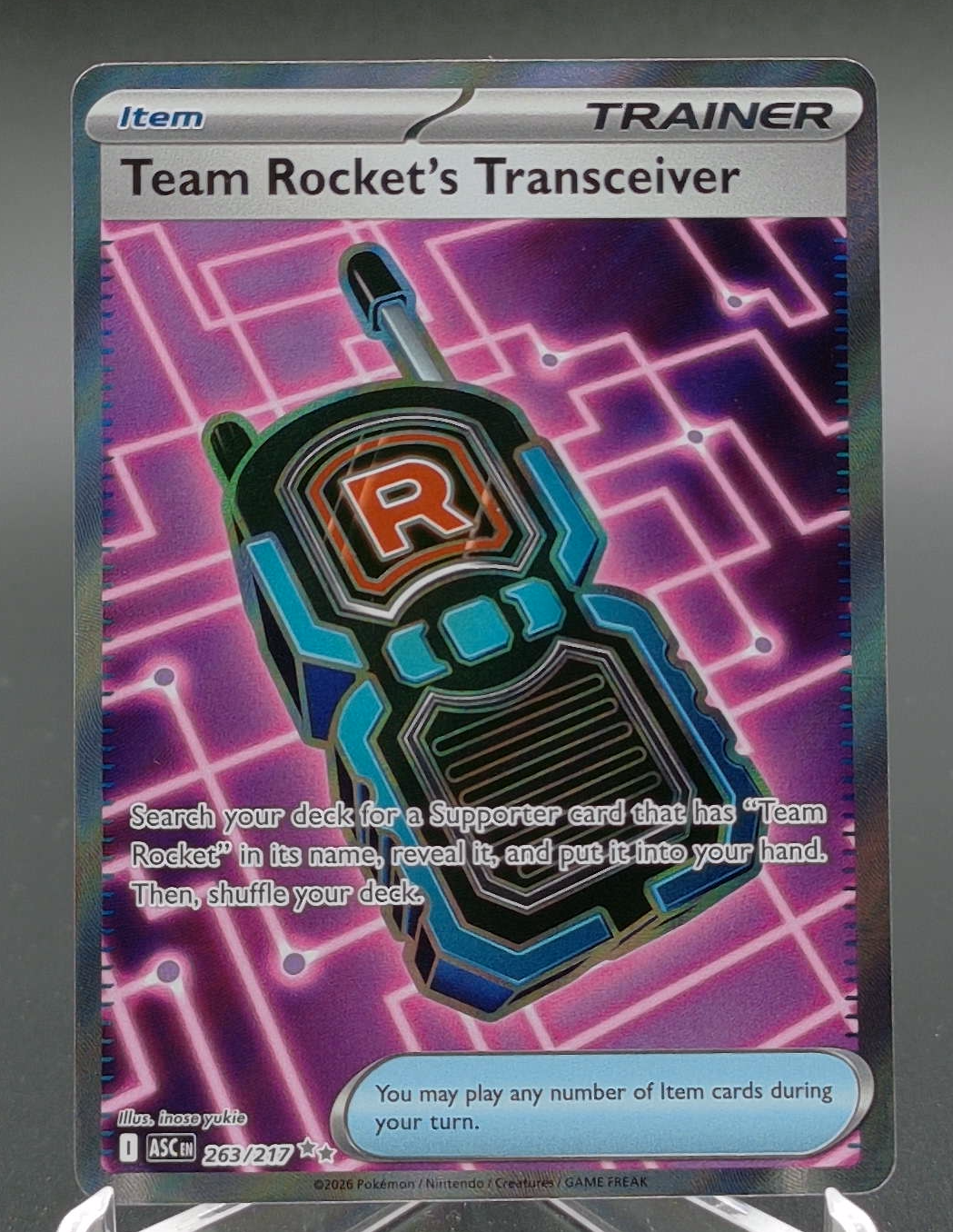 Team Rocket's Transceiver #263 — front