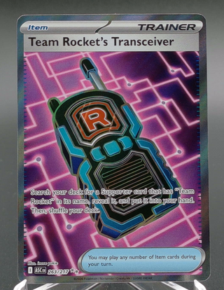 Team Rocket's Transceiver #263 — Copy #2 (NM) front