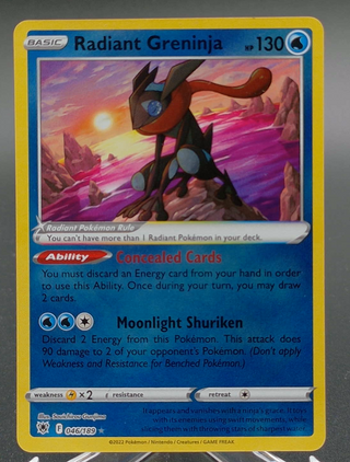 Radiant Greninja #046 — Copy #2 (NM) front