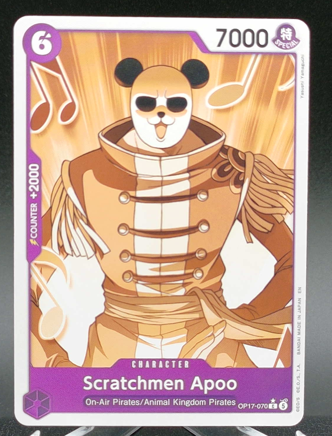 Scratchmen Apoo (Pandaman Art) #OP17-070 (Parallel) — front