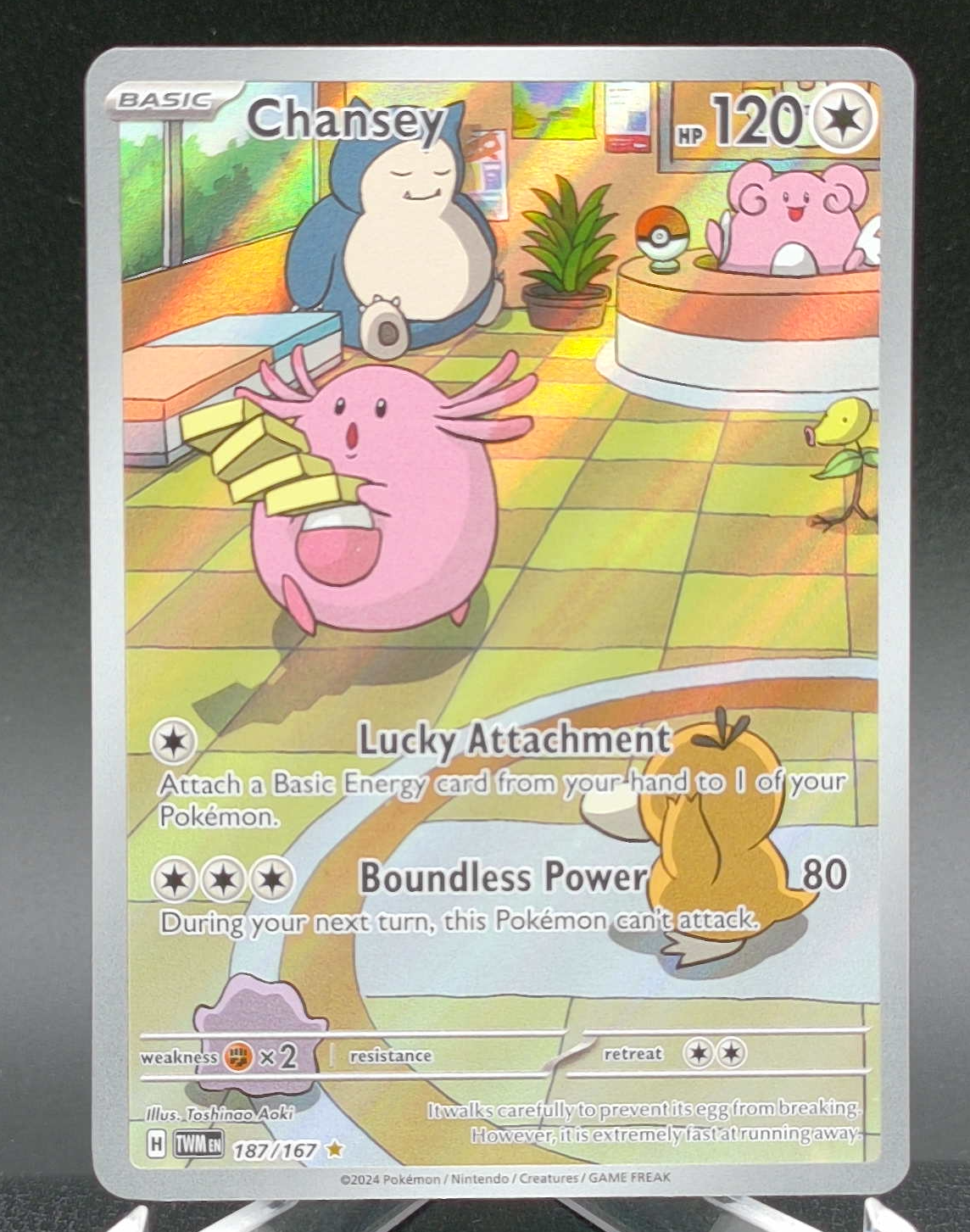 Chansey #187 — front