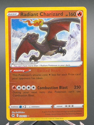 Radiant Charizard #020 — Copy #3 (NM) front
