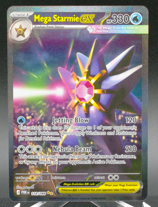 Mega Starmie ex #118 — Copy #3 (NM) front