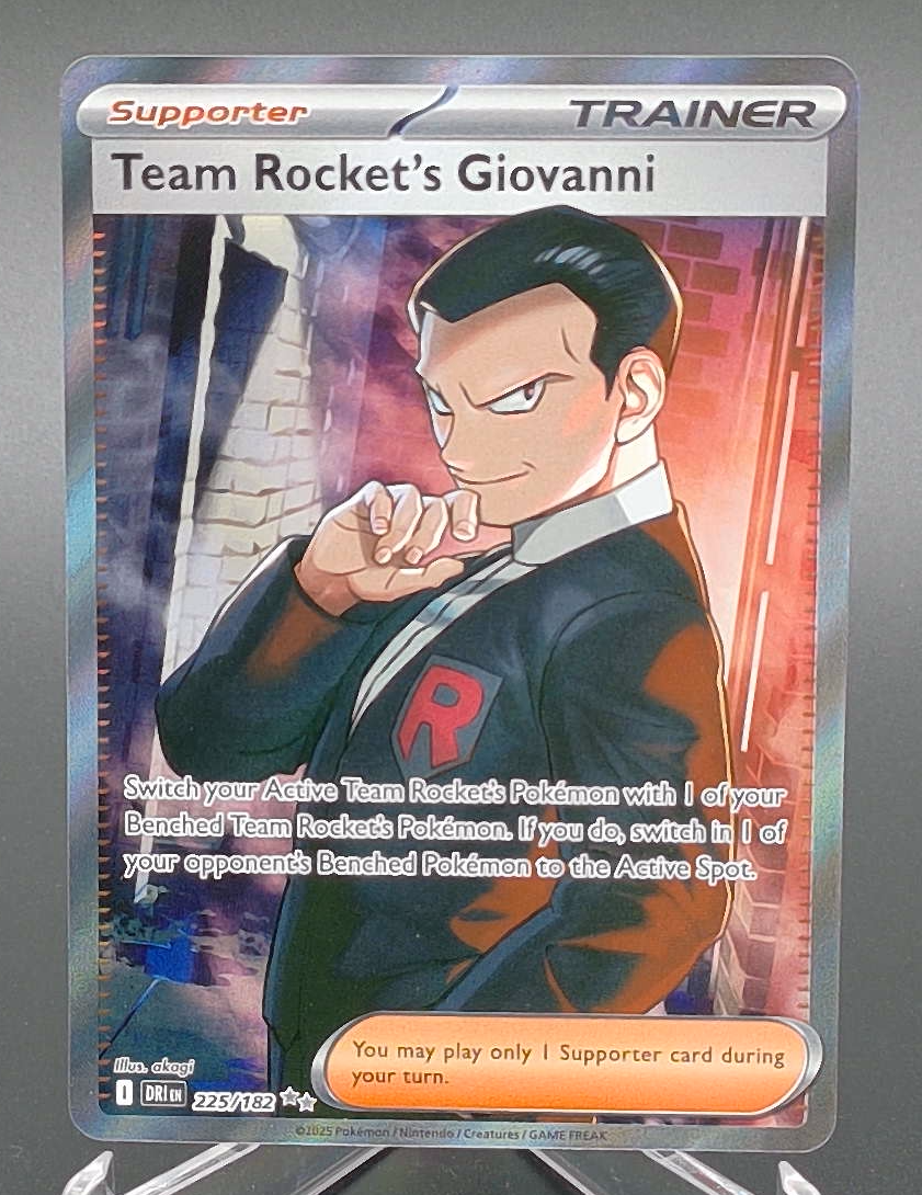 Team Rocket's Giovanni #225 — front