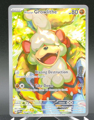 Hisuian Growlithe #181 — Copy #3 (NM) front