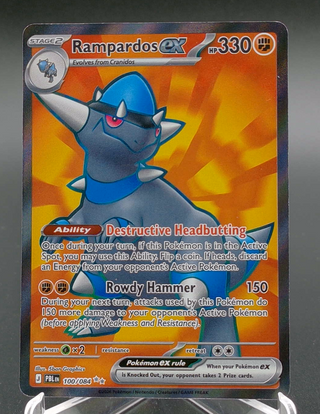 Rampardos ex #100 — Copy #3 (NM) (Sold - 09/08/2026) front