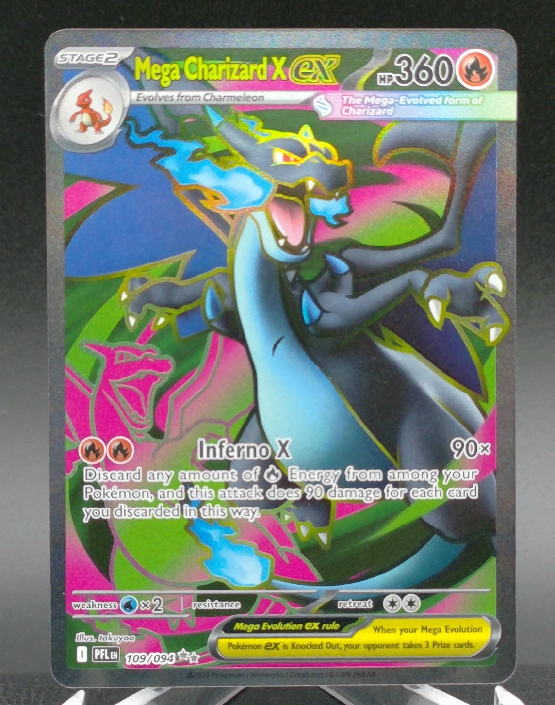 Mega Charizard X ex #109 — front