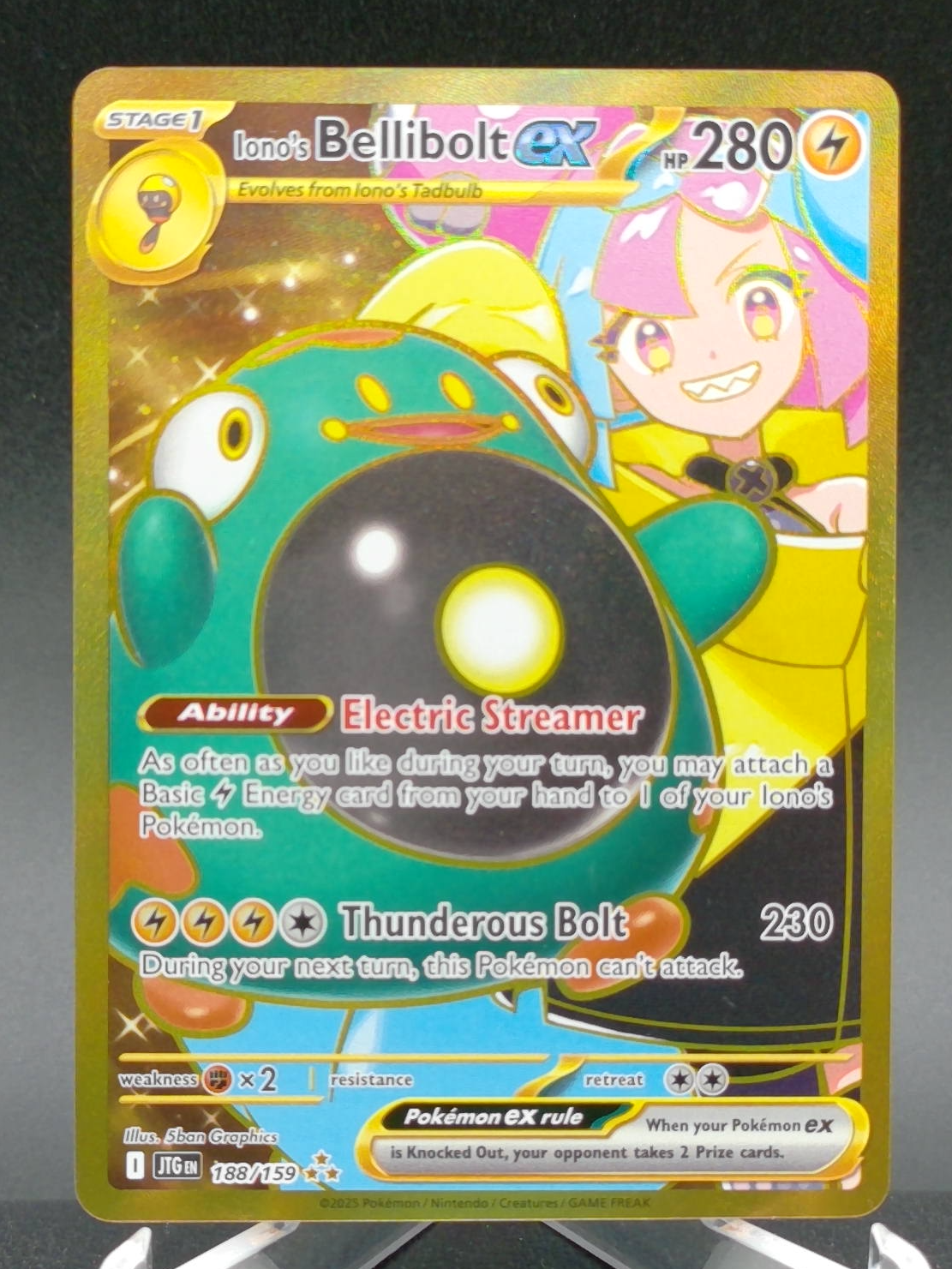 Iono's Bellibolt ex #188 — front