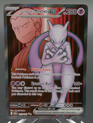 Team Rocket's Mewtwo ex #213 — Copy #3 (NM) front