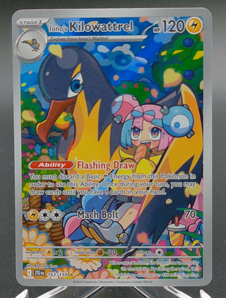 Iono's Kilowattrel #163 — Copy #4 (NM) front