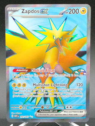 Zapdos ex #192 — Copy #4 (NM) front