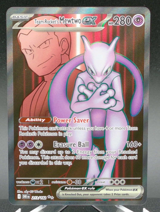 Team Rocket's Mewtwo ex #213 — Copy #4 (NM) front
