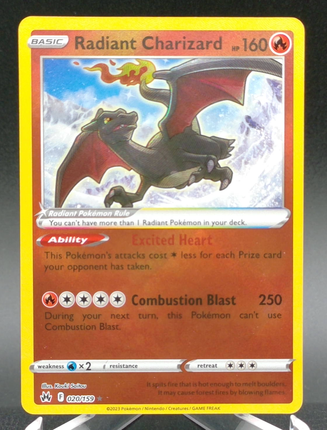 Radiant Charizard #020 — front