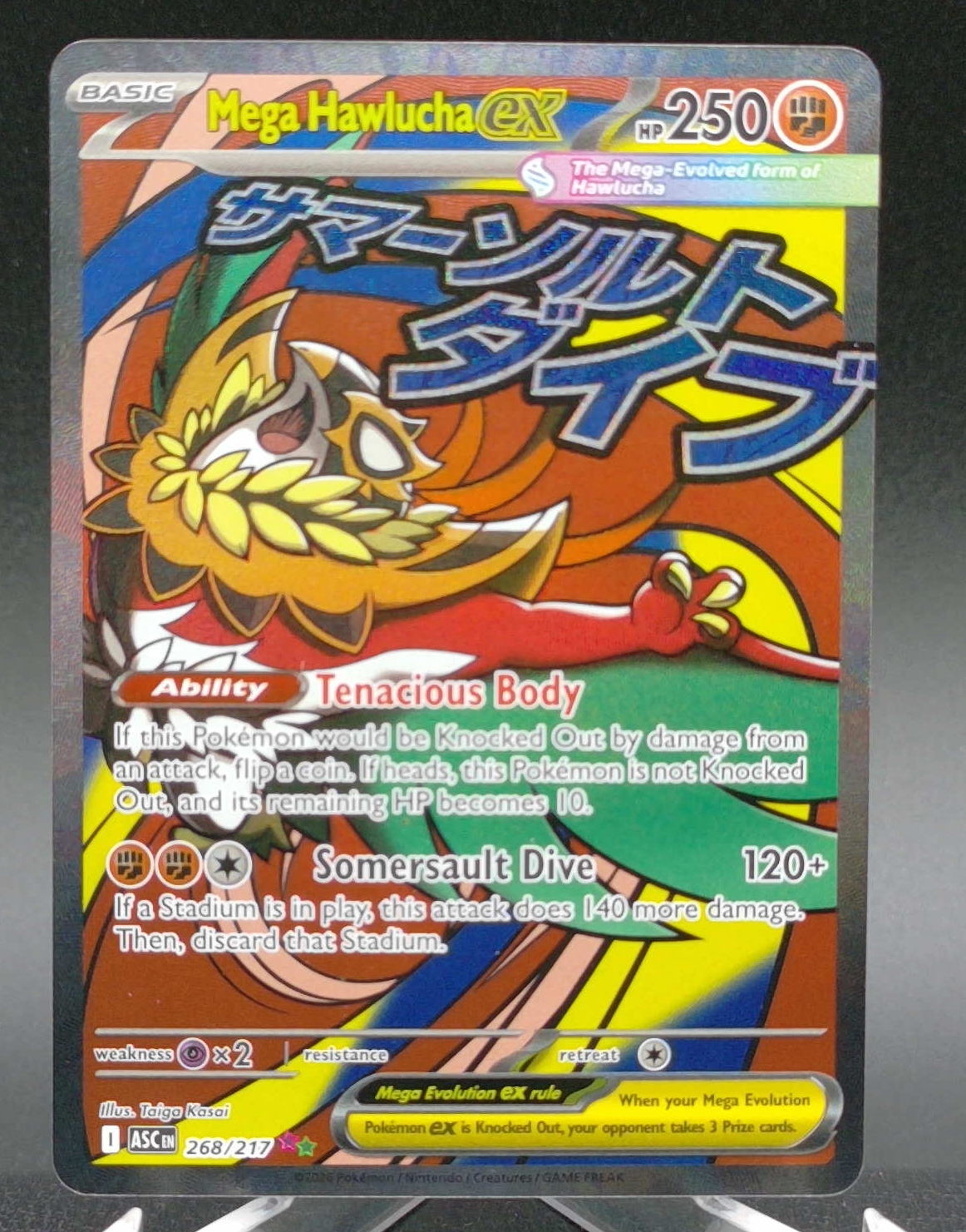 Mega Hawlucha ex #268 — front