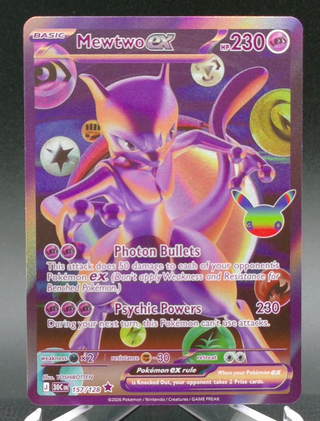 Mewtwo ex #157 — Copy #5 (NM) front