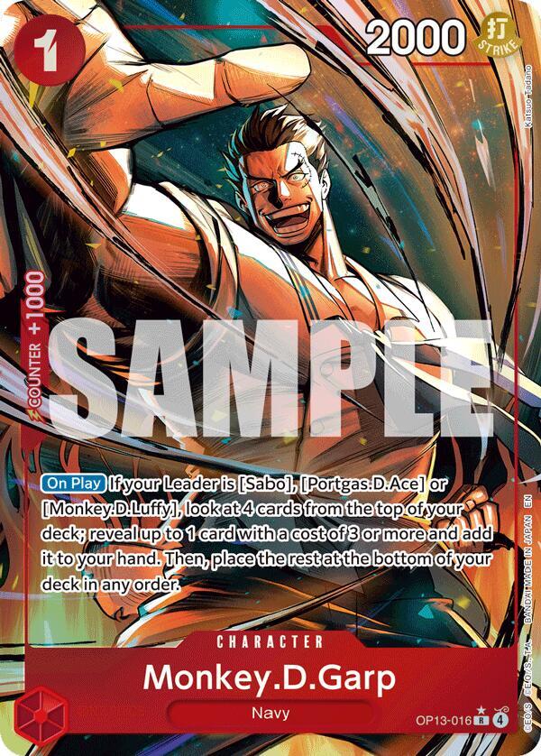 Monkey.D.Garp #OP13-016 (Parallel)