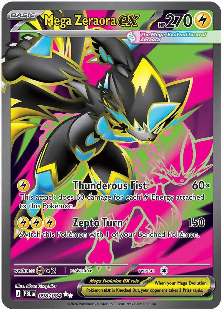 Mega Zeraora ex #098
