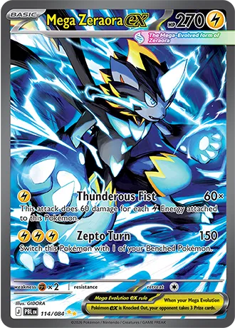 Mega Zeraora ex #114
