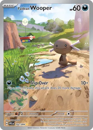 Paldean Wooper #102