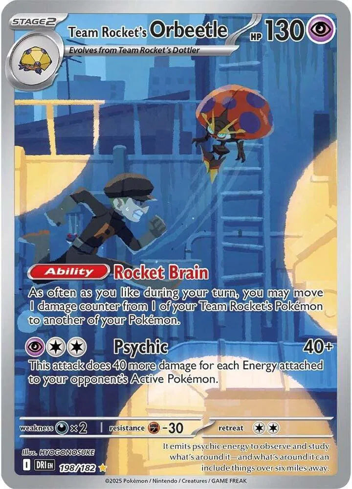 Team Rocket's Orbeetle #198