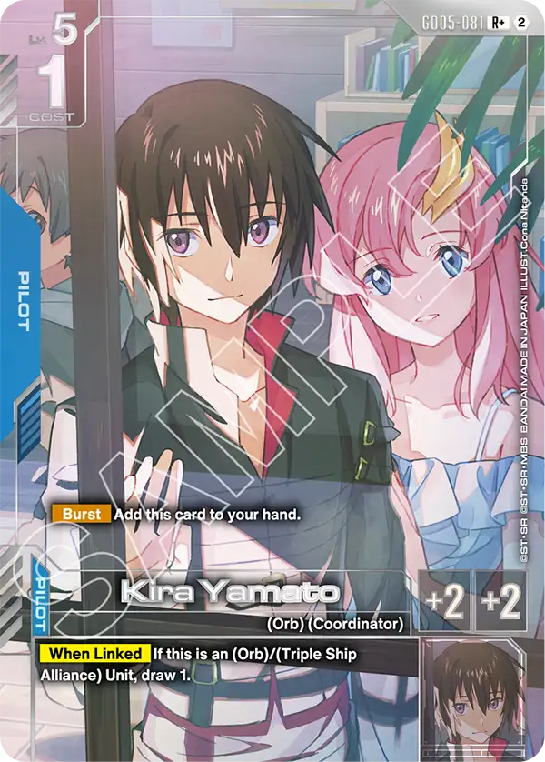 Kira Yamato (R+) #GD05-081 (Alternate Art)
