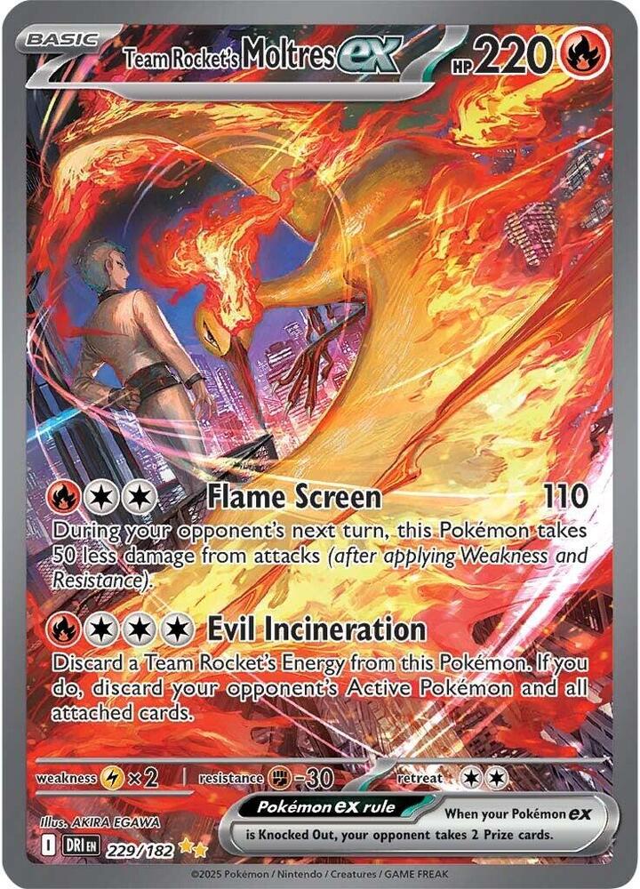 Team Rocket's Moltres ex #229