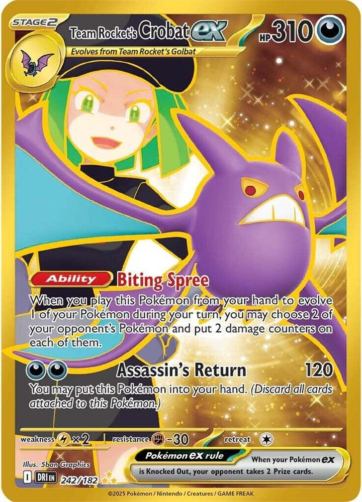 Team Rocket's Crobat ex #242