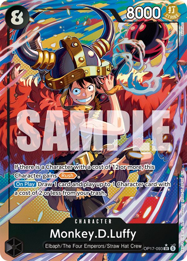 Monkey.D.Luffy (093) (Alternate Art) #OP17-093 (Parallel)