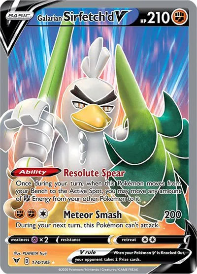 Galarian Sirfetch'd V (Full Art) #174
